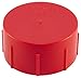 Caplugs QTC40Q1 Plastic Threaded Plastic Cap for Flared JIC Fittings. to fit Thread Size 1/2-20" CD-TC-40, PE-LD, to Fit Thread Size 1/2-20", Red (Pack of 1000)
