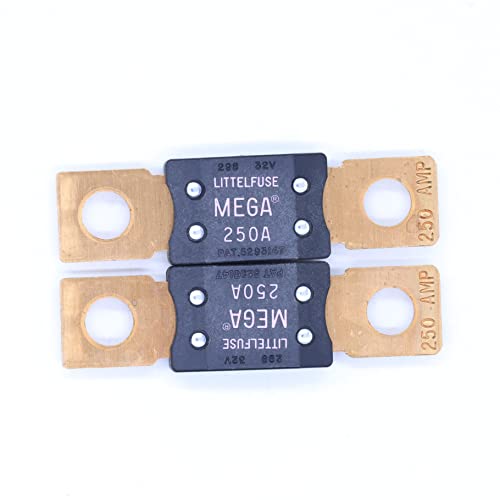 0298060 Bolt Down Auto Fuse Time Delay 32V 298 Series, MEGA (250A), Black