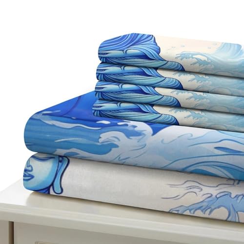 Housse de couette Bouddha hypoallergénique pour un lit simple sans pli