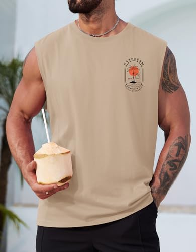 Mens Beach Summer Tank Tops Palm Tree Graphic Vacation Muscle Sleeveless Shirts (S-3XL)4