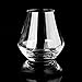 MyGift Clear Crystal Tulip-Shaped Whiskey Tasting Snifter Tumbler Glasses, Set of 4 - Includes Gift Box