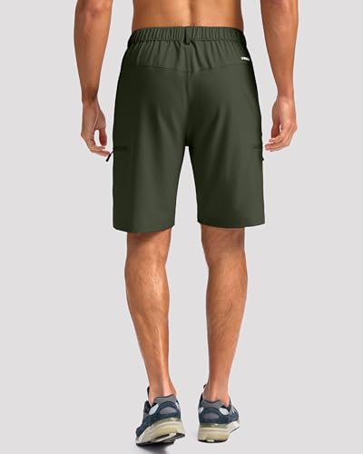Image of G Gradual Men's Hiking Cargo Shorts 9 inch Quick Dry Lightweight with 4 Pockets