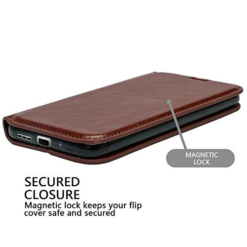 Galaxy J7 J700 Case, Soga [Pocketbook Series] Pu Leather Folio Flip Wallet Case For Samsung Galaxy J7 (2015) - Luxury Brown #TOP5
