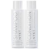 champu natural sin sulfatos ni siliconas ★ CHAMPÚ SIN SULFATOS, SIN PARABENOS, SIN SILICONAS – En NYK1 nos gusta cuidarte. Nuestros champu sin parabenos ni sulfatos ni siliconas reducen el riesgo de irritaciones y picores en el cuero cabelludo y al mismo tiempo evitan que se estropee el pelo, como pasa con un champú para cabello graso normal. Nuestra fórmula basada en coco protege el pelo dañado y es un tratamiento hidratante para cabello.