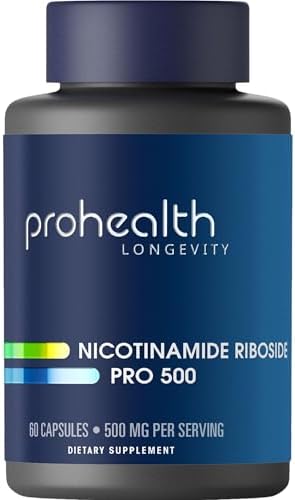 ProHealth Nicotinamide Riboside Pro 500 | 60 Capsules | 500 mg NR...