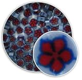 Hand made in Portland, OR, from Uroboros, Spectrum, and Oceanside COE 96 glass and compatible with other COE 96 glasses. One Half Ounce (between 40 and 90 slices, depending on avg. diameter of batch) Murrine diameter varies between 3mm and 10mm Fuse-...