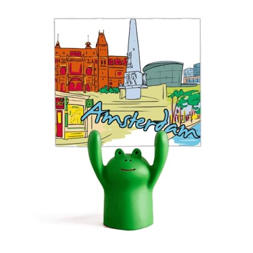 Support de mémo aquarelle grenouille Pays-Bas Amsterdam décoration de table