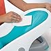 Summer Infant Clean Rinse Baby Bath Seat, Soft Support for Use on the Counter, Sink, or Bathtub, 3 Reclining Positions, Quick-Dry, Use from Birth to Sitting Up - Aqua