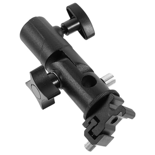 ARTIBETTER 2pcs Umbrella Stand Base Tripod Adapter E Type Flash Umbrella Stand Tripod Light Stand Camera Stand Flash Holder Bracket Umbrella Base Stand Black Aluminum Metal &