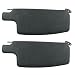 EMPI 4424 Sun Visors, 65-77 VW Bug Sedan, 73-79 Convertible, Black, Pair