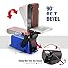 WORKPRO Belt Disc Sander, 4 in. x 36 in. Belt & 6 in. Disc Sander with 6pcs Sandpapers, Cast Iron Base for Sanding Woodworking, DIY Decoration