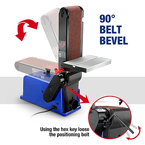 WORKPRO 4 in. x 36 in. Belt & 6 in. Disc Sander for Woodworking DIY, Cast Iron Base, 6pcs Sandpapers
| WORKPRO Cast Iron Base 4 in. x 36 in. Belt & 6 in. Disc Sander for Woodworking Projects, DIY Decoration, 6pcs Sandpapers
| WORKPRO Woodworking Woo
