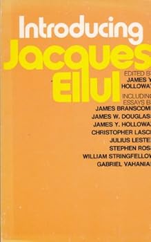 Paperback Introducing Jacques Ellul. Book