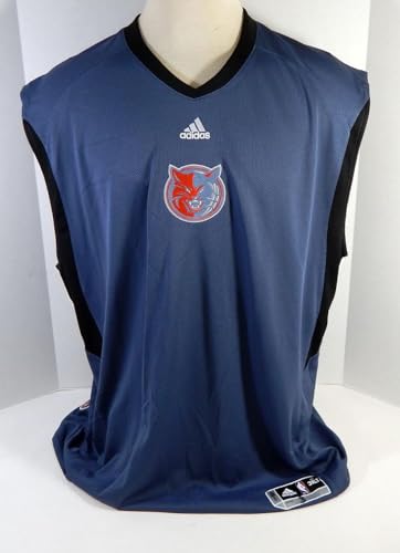 2008-09 Charlotte Bobcats Gerald Wallace #3 Game Used Tank Shirt 5 P 3XL 8 - NBA Game Used