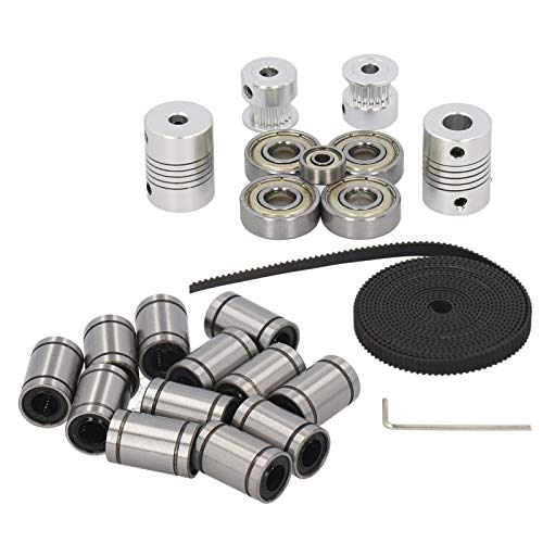 Kit De Rolamento Linear Bognajin LMguU Com Acoplador De Eixo De Motor E Polia De Correia Dentada, In
