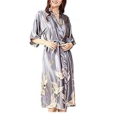 √.El diseño especial & moderno de pijama de seda del hielo le deja más atractivo, encantador, a la moda. El material cómodo de alta calidad le deja sentir mejor. Es un bueno regalo por usted o su amiga.