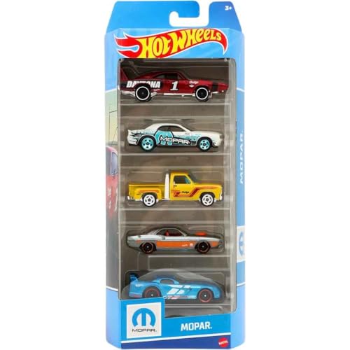 Hot Wheels Mopar 5 Pack, escala 1:64 miniatura 1