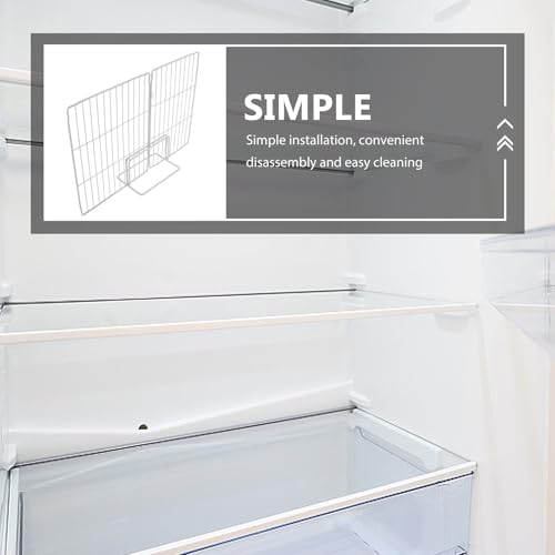 Étagère Interne de Rangement Ajustable 2 Séparateurs Congélateur - 4