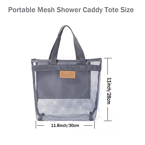 Chuikp Portable Shower Caddy ，3 Pcs Portable Shower Mesh Caddy Bag Dry Hanging Portable Shower Tote Bag ，Shower Caddy Suitable For Travel Swimming Sports Gym Camp Shopping College Dorms. #TOP1
