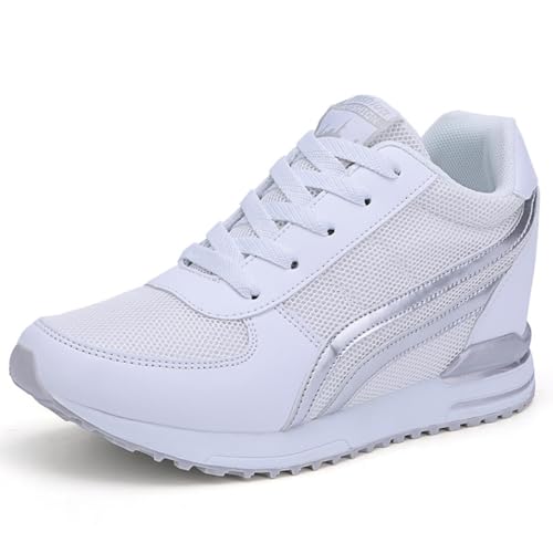 MIXSEN Sneakers con Zeppa Interna Donna Scarpe da Ginnastica Tacco
