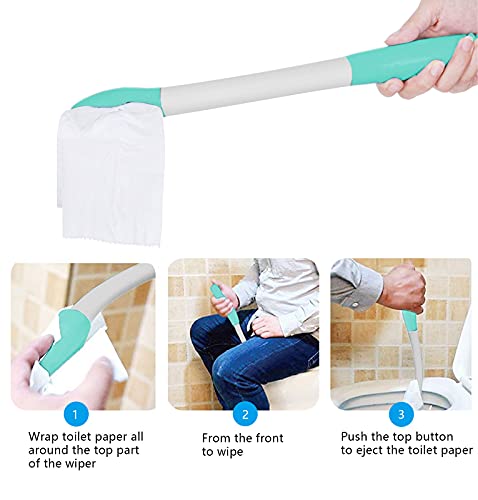Long Reach Comfort Wiper - Butt Wiping Aid - Self Wipe Assist Toilet Aids Wand Bathroom Bottom Wiper - Ideal Elderly Daily Living Aids for Limited Mobility 5 Long Reach Comfort Wiper - Butt Wiping Aid - Self Wipe Assist Toilet Aids Wand Bathroom Bottom Wiper - Ideal Elderly Daily Living Aids for Limited Mobility - Image 6