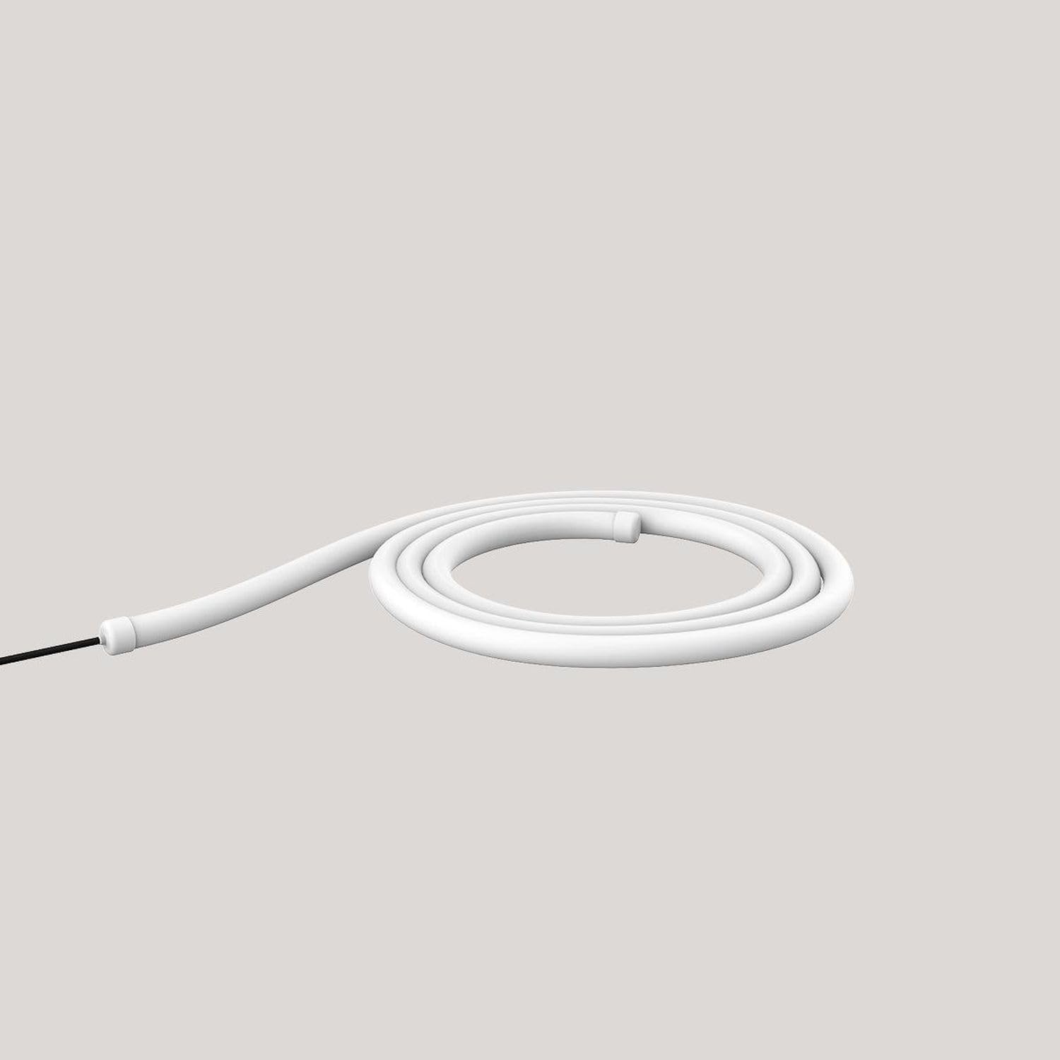 Licht-Erlebnisse LED Lichtschlauch außen 3m lang + 4m Kabel Stecker IP65 3000 K lm warmweiß Modern Gartenbeleuchtung Außenlampe Balkon Garten Terrasse