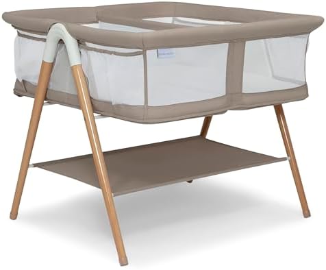 Delta Children Bondi Beechwood Twin Bassinet
