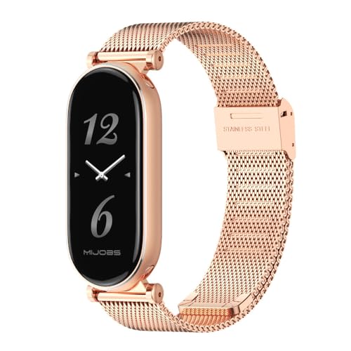 MIJOBS Xiaomi Mi Band 10/9/8 �X�}�[�g�ւ��o���h Mi Band 10 �o���h �����p �r���v ���X�g ���f�B�[�X �����Y