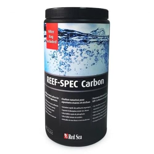 RedSea Reef SPEC Charbon actif au carbone de qualité supérieure hautement activé pour aquariums marins et récifs (1000 ml)