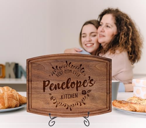 Tabla de cortar rectangular personalizada de madera miniatura 3