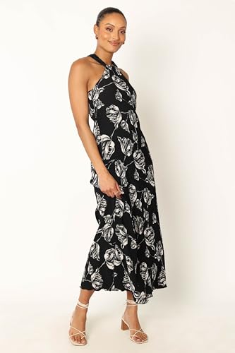 Image of Petal & Pup Women's Melody Plisse Halter Maxi Dress