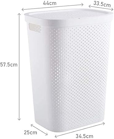 cesto della biancheria con coperchio magnetico