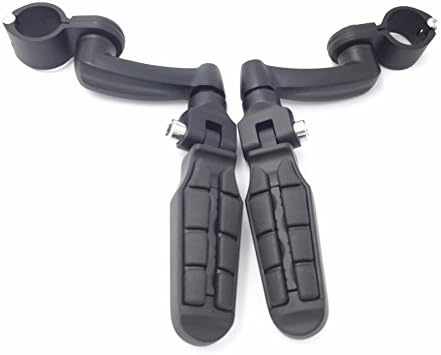 HK Group Kit de montaje de clavijas de carretera ajustables para motocicleta con reposapiés para H-D Sportster 883 1200 Street Bob Softail CVO