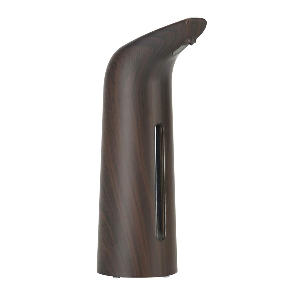 Distributeur automatique à piles sans contact avec capteur infrarouge pour lavage des mains, restaurant, bar, salle de bain, couleur bois foncé