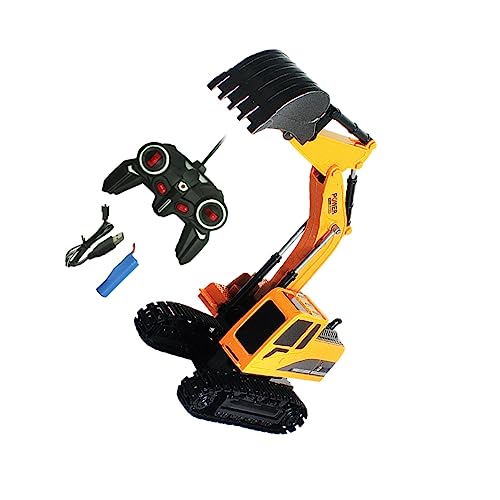 ibasenice 1 Pc Excavadora de Juguete Recargable Toys playmóvil Excavadora eléctrica playmobile Excavadora de aleación de Juguete Coche de Juguete