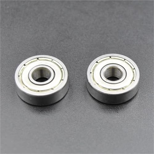 Rodamiento de bolas 605ZZ para eliminar vibraciones en motores y poleas de 5mm 2