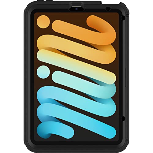 Image of OtterBox Defender Series Case for iPad mini (A17) and iPad mini (6th gen) - Black, Rugged, Durable, Multi-Layer Protection (Pack of 10)