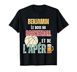 Cadeau d'anniversaire Benjamin Basketteur Apro humour T-Shirt