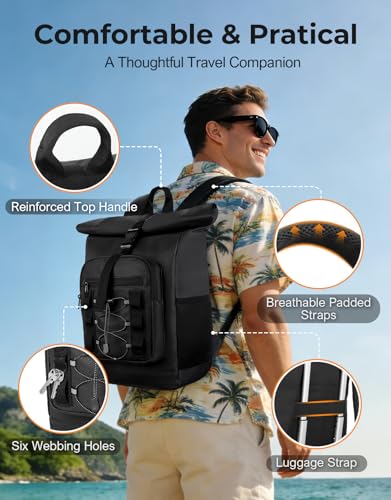 ISEYOU Rolltop Cooler Backpack