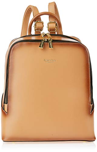 Bolsa Costas Mochilinha, Queens Paris, Caramelo, Feminina