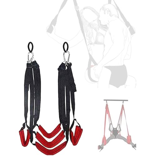 Balançoire à Cinq Bandes Rouge