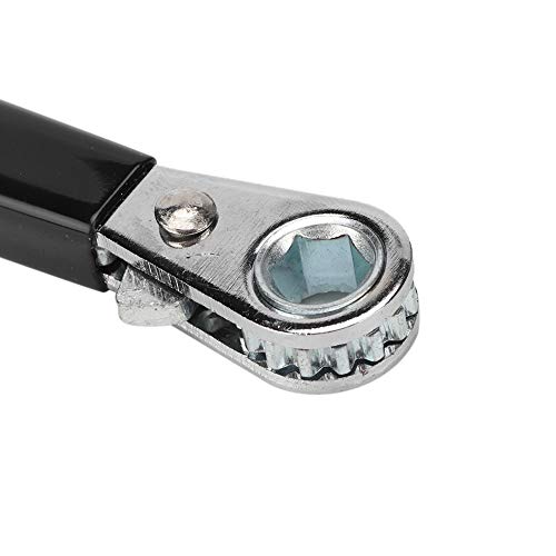 Suuonee Side Terminal Wrench, 5/16" 6 Point End Insulated Handle Side Terminal Battery Ratchet Wrench Auto Repair Tool #TOP4