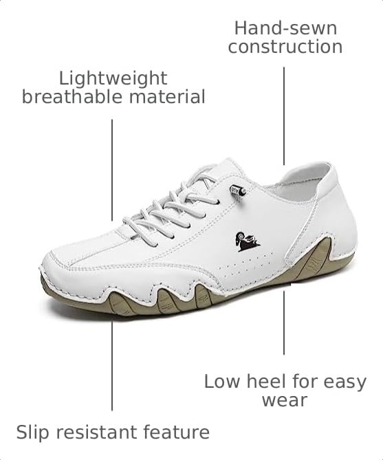 Image of Driving Shoes for Men Casual Slip Ons Mens Fashion Shoes Comfort Handmade Chukka Dress Casual Shoes