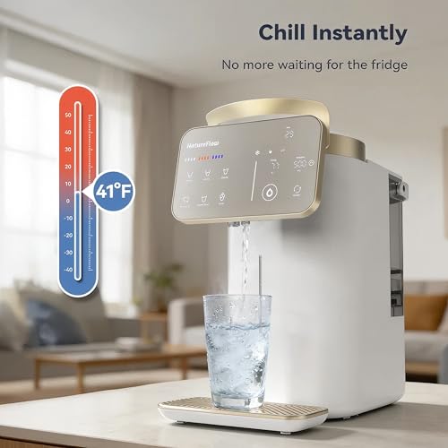 Image of Y60EC Cold Reverse Osmosis Water Mineralization System | 10-Stage RO Filtration,Ultra Dual UV, Alkaline Water,4:1 Pure-to-Drain Ratio,11-Temperature