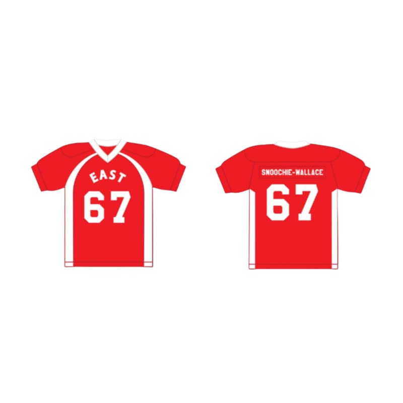 East/West College Bowl Tyroil Smoochie-Wallace 67 East Football Jersey Multi