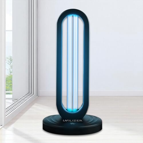 UVILIZER UV Light Home Disinfection Device & Ultraviolet Sanitizer Lamp for Home Room & Office | Kills & Removes Dust Mites Germs Bacteria & Virus | Remote Control Included | U.S. Stock & Support
