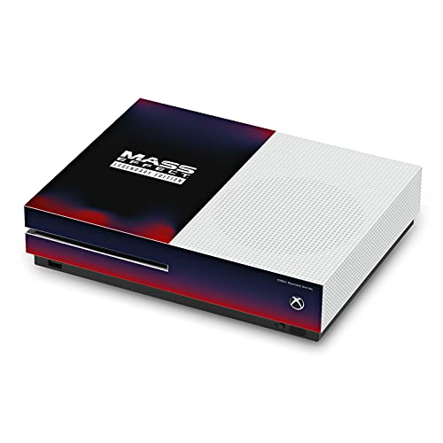 Skin Mass Effect Xbox One S avec autocollant vinyle de protection et habillage de console