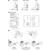 DecoBasics Inset Soft Close Cabinet Hinges for Kitchen Cabinets (10 Pcs)-105 Frameless Concealed Cabinet Door Hinge -6 Way Adjustability & Clip on Plate for Easy Installation