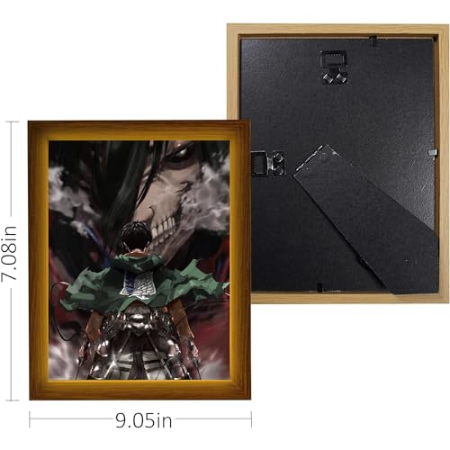 FunLake Attack on Titan LED Art - Levi Ackerman Edition, USB-betrieben, 3 Beleuchtungsmodi, beleuchten mit Flügeln der Freiheit – Bild 4