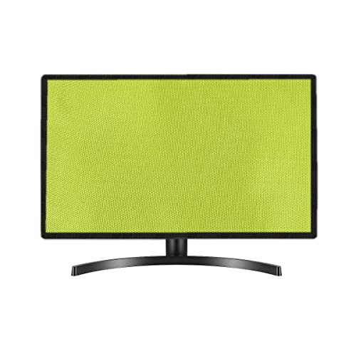 Palap Monitor Dust Cover Water Resistant Nylon Fabric Anti-Static Dustproof LCD/LED/HD Panel Case Computer Screen Protective Sleeve Compatible with LG 19 inches (Green)